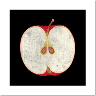 red apple Posters and Art